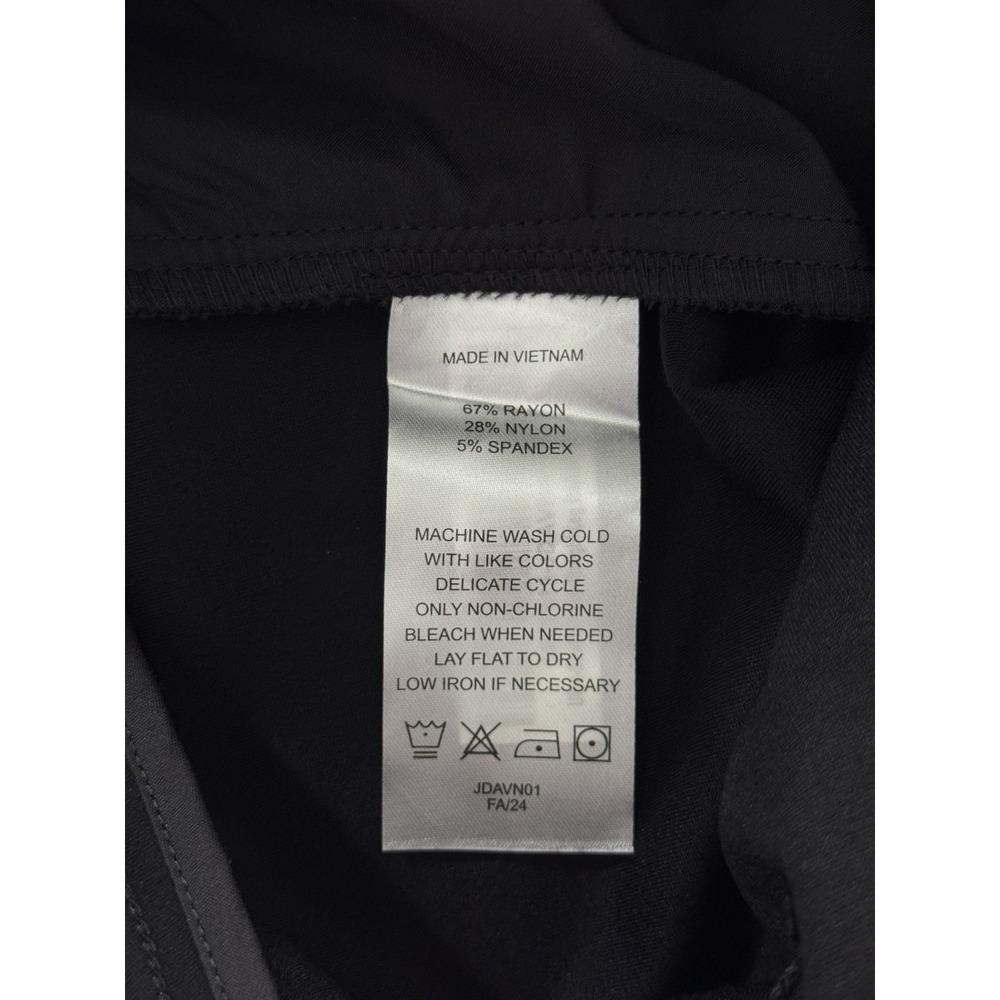 Quince Women Ultra-Stretch Ponte Straight Leg Mariner Pants Black Size XL NWT - Picture 9 of 12